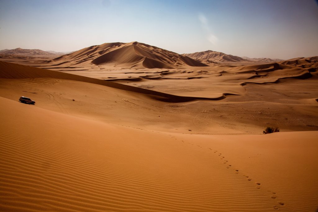 Lune de miel en Jordanie dunes de sable