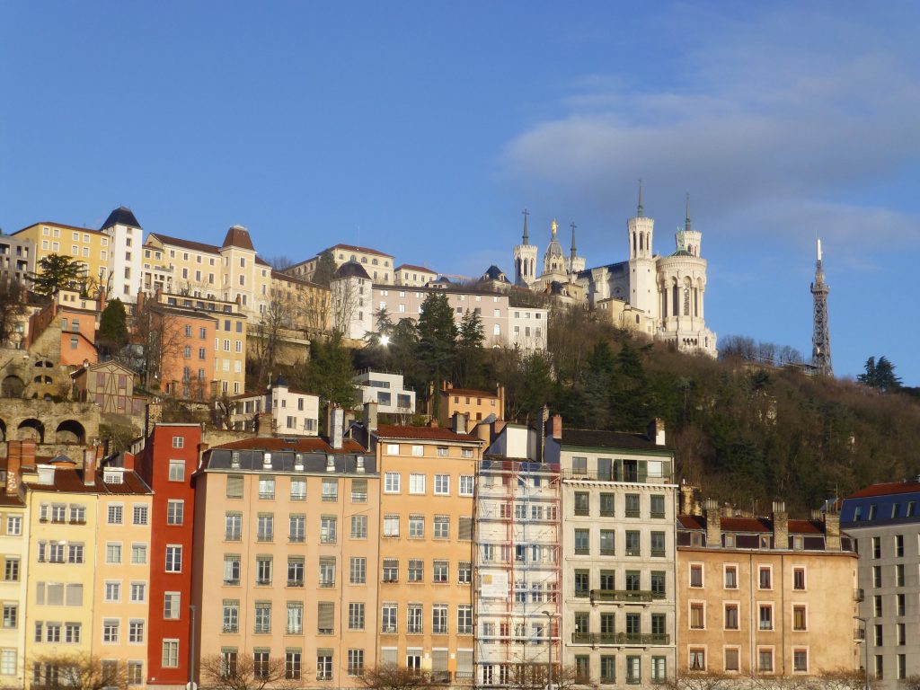City trip en France - Vue sur Vieux Lyon et Fourvière